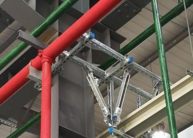 内江市该抗震支架的整体式支吊架结构协调性好